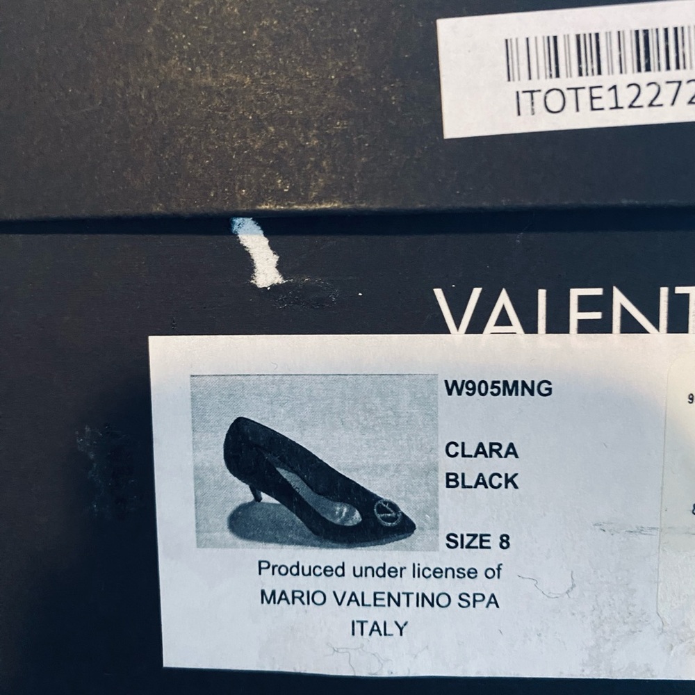 Brand NEW beautiful black Valentino heels. Size 8 purchased from Saks Fifth Ave - Picture 13 of 13